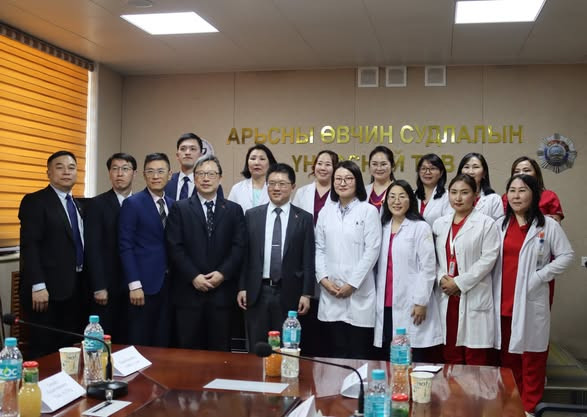 Тайванийн цэргийн төв эмнэлэг хамтын ажлын хүрээнд байгууллагын удирдлагуудтай уулзалт хийлээ.